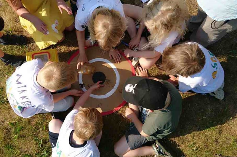 Børn på Vorrevangskolen til OL